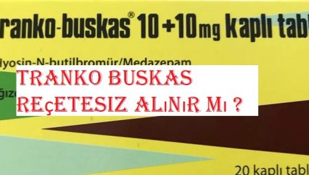 Tranko Buskas reçetesiz alınır mı ?