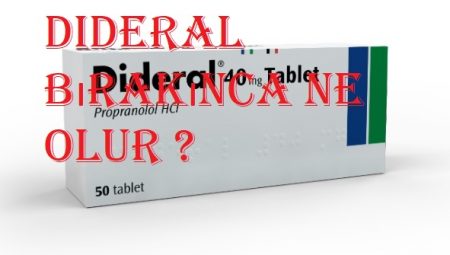 Dideral bırakınca ne olur ?