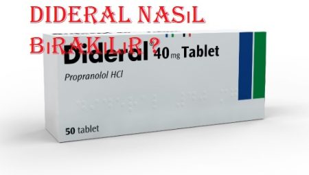 Dideral nasıl bırakılır ?