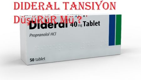 Dideral tansiyon düşürür mü ?