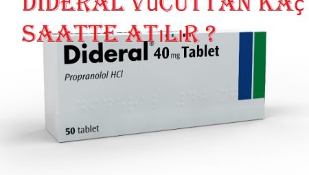 Dideral vücuttan kaç saatte atılır ?